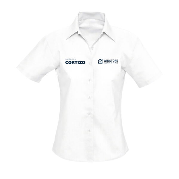 Camisa manga corta mujer